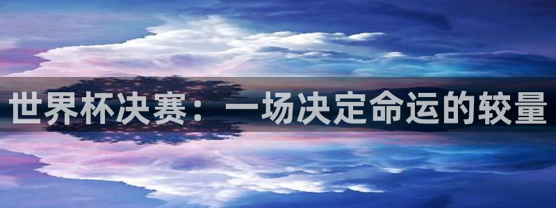 2026年世界杯：世界杯决赛：一场决定命运的较量