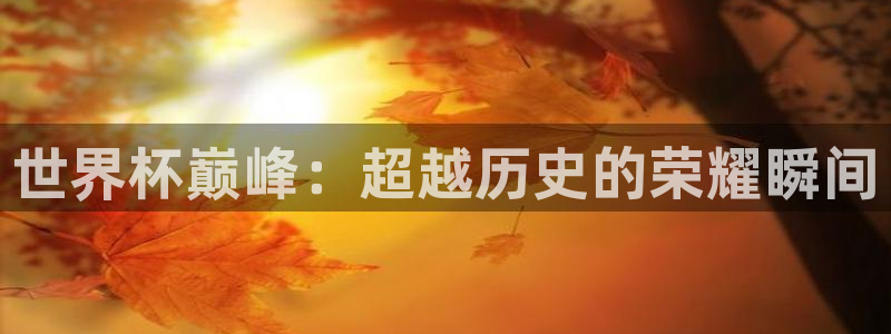 世界杯亚洲区预选赛赛程：世界杯巅峰：超越历史的荣耀瞬间